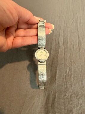 Coach Silver Bangle Bracelet Watch
